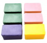 Ozera 6 Cavities Silicone Soap Mold (2 Pack), Baking Mold Cake Pan, Biscuit Chocolate Mold, Ice Cube Tray