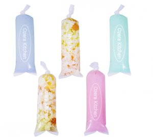 Ozera Kitchen 200 Popsicle Bags, Zipper Ice Pop Bags for Kids Adults