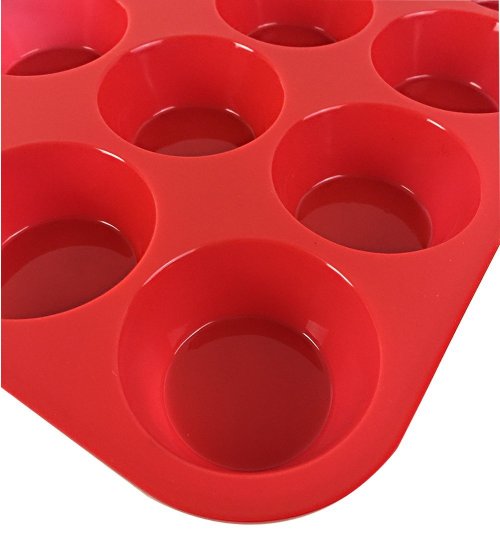 Freshware Silicone Baking Cups [12-Pack] Reusable Cupcake Liners Non-S